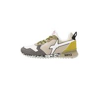 W6yz Technical Fabric and Suede Trainers, Charcoal, 40 EU