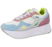 W6yz Women's Tessa W. Oxford Flat, Blue Blue, 3.5 UK