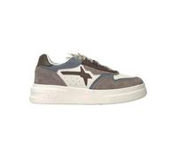 w6yz Women's Xenia Rubber Bottom Sneakers W, Taupe Bone Sage, 8 UK
