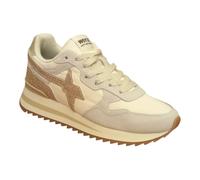 w6yz Yak W. Sneakers in Suede and Technical Fabric Pink/White, White Bone Platinum, 6 UK