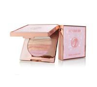 W7 Afterglow Blusher & Highlight Compact - Pink & Gold Glowing Pressed Powder Compact