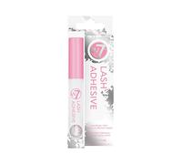W7 Clear Lash Adhesive - Extra Fine Brush Tip Applicator - Strong Fast Drying False Eyelash Glue