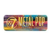 W7 Eyeshadow Palette with Metal Pop Soft Metallic Shimmers for Eyes Colour 15.6g
