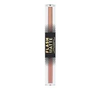 W7 Flash Matte Double Ended Liquid Eyeshadow - Matte & Metallic Finish - Long-Lasting Glam Makeup (One Way / Reflect)