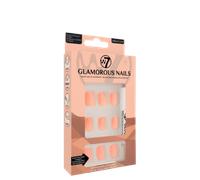 W7 Glamorous Nails Apricot Glow - 24 pcs