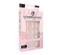 W7 Glamorous Nails Pink Beige - 24 pcs
