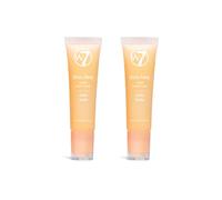 W7 Gloss Away Lip Balm Duo - Hydrating Lip Balm Set with Shea Butter & Fruit Extracts - Restores Chapped & Dry Lips - Vegan & Cruelty-Free - Vanilla