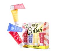 W7 Gloss Cuties - Mini Fruity Lip Balm Collection - Hydrating & Tinted Lip Balms - Stocking Filler