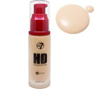W7 Hi Definition Foundation - 12-Hour Pump - True Beige - 30 ml