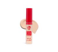 W7 HD Concealer - Rich and Creamy Matte Formula - Medium Lasting & Buildable Coverage (LN4 Light Neutral)