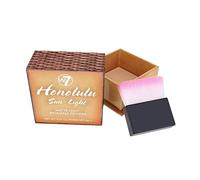 W7 Honolulu Sun-Light Bronzing Powder - Pressed Powder Bronzer - Contouring & Highlighting Vegan Makeup
