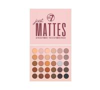 W7 Just Mattes Pressed Pigment Palette - 30 Natural Nude Colours - Flawless Long-Lasting Every Day Vegan Makeup