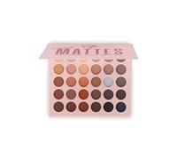 W7 Just Mattes Pressed Pigment Palette - 30 Natural Nude Colours - Flawless Long-Lasting Every Day Vegan Makeup