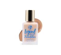 W7 Legend Foundation - Creamy Liquid Foundation for Poreless, Semi-Matte Medium Coverage - 28ml (Toffee)