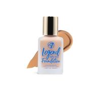 W7 Legend Foundation - Creamy Liquid Foundation for Poreless, Semi-Matte Medium Coverage - 28ml (Warm Honey)
