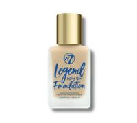 W7 Legend Foundation - Creamy Liquid Foundation for Poreless, Semi-Matte Medium Coverage - 28ml (Buff)