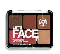 W7 Let's Face It Cream Palette - Deep Desert Glow