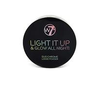 W7 Light It Up & Glow All Night Duo Chrome Loose Highlighting Powder Highlight-On Air