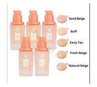 W7 Oh So Sensitive Foundation Liquid Fair Light Skin Face Sand Beige