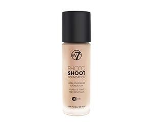 W7 Photoshoot Foundation - Rich and Full Formula - Long Wear, Budge-Proof Coverage (Sand Beige)