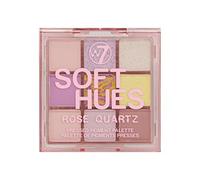 W7 | Soft Hues Pressed Pigment Palette | Colorway: Rose Quartz | Tones: Mattes and Duo-Chromes | Color: Pastels, Pinks, Yellows and Purples | Cruelty Free Makeup For Women