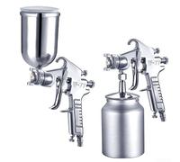 W77 Air Spray for Auto and Furniture Painting with Gravity/Suction Feed, Adjustable Spray Volume, and Atomizing Cap for Uniform Paint Spray (B2.2)