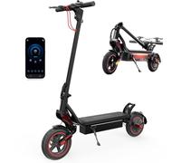 W8 Off-road Electric Scooter for Adults, Foldable E Scooter with 9.3" Pneumatic Tires, 500W Motor, 54.6V 14Ah Battery, 45KM Long Range, 4 Speed Modes, Front & Rear Suspension, APP Control