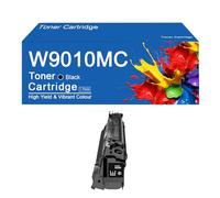 W9010MC 4 Color Toner Cartridges High Yield Replacement W9010MC W9011MC W9013MC W9012MC for HP LaserJet Managed E75245dn Printer,W9010MC-Black