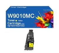 W9010MC 4 Color Toner Cartridges High Yield Replacement W9010MC W9011MC W9013MC W9012MC for HP LaserJet Managed E75245dn Printer,W9010MC-Yellow
