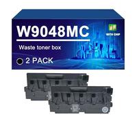 W9048 W9048MC Waste Toner Box Compatible For HP MFP E77822DN E77822Z E77825DN E77825Z E77830DN E77830Z E77422DN E77428DN E78223 E78228 E78323 E78325 E78330,W9048MC-2 PACK