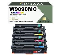 W9090MC W9091MC W9092MC W9093MC Compatible Toner Cartridge Replacement for HP Color Laserjet Managed E45028dn MFP E47528f (4PK-Black/Cyan/Magenta/Yellow)