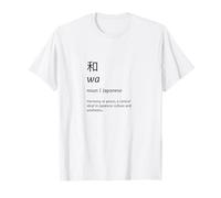 Wa Japanese Harmony Peace Culture Aesthetic Gift T-Shirt