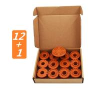 WA0004 String Trimmer Spools Line Replacement for Worx WA0010, 12Pcs