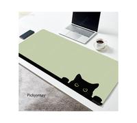 (WA00395 Cat (26), 800x400x2mm) Large Mouse Pads Kawaii Plants Office Mausepads Mousepad Rubber Art Table Mat Company Desk Pad Cute Cat Laptop Rugs