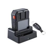 WA7-D Body Worn Mini Camera 32G/64G Wearable DVR Video Recorder Remote Control Police W/Charge Dock(64GB Without GPS)