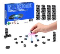 waabose Magnetic Chess Game with 40 pcs, Magnetic Games for Family Gatherings, Family Interactive Magnet Battle Table Game, Party Supplies for Gathering and Travel Chess Set