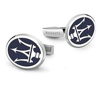 WAAHG 1 Pair Men Car Marks Cufflinks Brass Material Silver Color Car Cufflinks-default