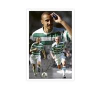waajsp Football Player -Henrik Larsson Canvas Poster Wall Art Decor Print Picture Paintings for Living Room Bedroom Decoration 20x30inch(50x75cm)