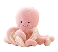 WaaRiuQ 1Pcs Octopus Plush, Soft and Cuddly Pink Octopus Toy, 18cm Octopus Plushie for Kids and Adults, Perfect for Bedtime Companionship, Decorative Display and Emotional Comfort