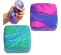 WaaRiuQ 2 pack squ1shy cube, f1dget for stress relief, squ1shy stress relief, autism f1dget, classro0m prize, stress cube, stress balls for adults
