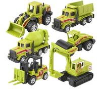 WaaRiuQ Tractor Toys, 6Pcs Farm Vehicle Set, Educational Combine Harvester Toys for Kids Ages 3-9, Ideal for Imaginative Play, Farm-Themed Parties and Cake Decorations