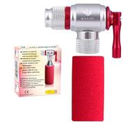 WAASSI Co2 Inflator Cyclaing - Presta and Schrader Compatible, CNC Aluminum Pump with Insulated Sleeve Small Tools - Tire Pump for Road & Mountain Bicycle and Bikes - Co2 Cartridges