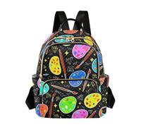 Waassud Artists Palettes Backpack for Women Quilted Lightweight Casual | Fashion Daypack Large Capacity, Travel Women Backpack Purse, Shoulder Bag for Work Gym College