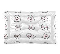 Waassud Boo-boos Kawaii Thick Dog Bed Mat Non-Slip Chew-Resistant Pet Bed for Dogs Cats Soft Washable Kennel Crate Pad for Floor Sofa Car 18" x 24"