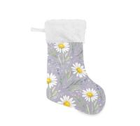 Waassud Bright Yellow Dasies Christmas Stockings Xmas Hanging Decoration