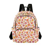 Waassud Brushstroke Circles fashion Backpack for Women Lightweight Casual Quilted Daypack Fashion Travel Backpack Purse for Work Gym College M