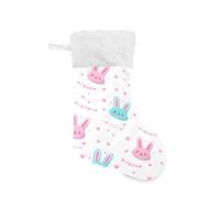 Waassud Bunny Faces Christmas Stockings Xmas Hanging Decoration