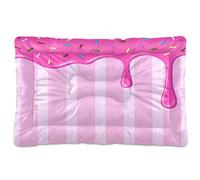 Waassud Candy Dripping with Sprinkles Thick Dog Bed Mat Non-Slip Chew-Resistant Pet Bed for Dogs Cats Soft Washable Kennel Crate Pad for Floor Sofa Car 18" x 24"