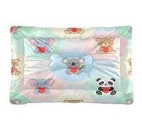 Waassud Elephant Koala Panda Thick Dog Bed Mat Non-Slip Chew-Resistant Pet Bed for Dogs Cats Soft Washable Kennel Crate Pad for Floor Sofa Car 36" x 24"