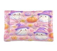 Waassud Kawaii Boo-boos Thick Dog Bed Mat Non-Slip Chew-Resistant Pet Bed for Dogs Cats Soft Washable Kennel Crate Pad for Floor Sofa Car 36" x 24"